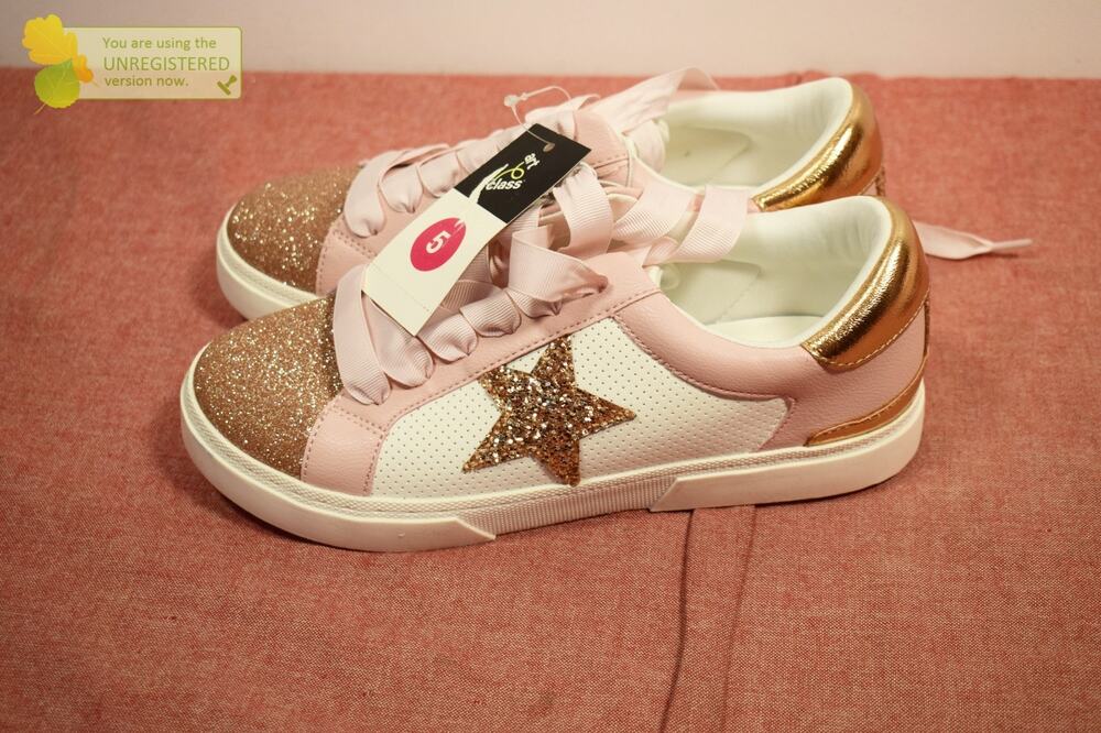 art class Girls' Kaitlyn Court Sneakers Pink Size 5